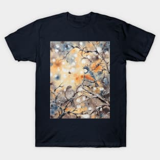 "Rufous Masquerade" Rufous Whistlers T-Shirt